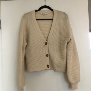 Madewell button up sweater